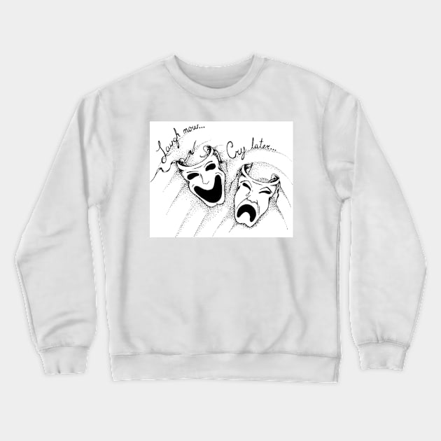 Comedy and Tragedy Crewneck Sweatshirt by salesgod